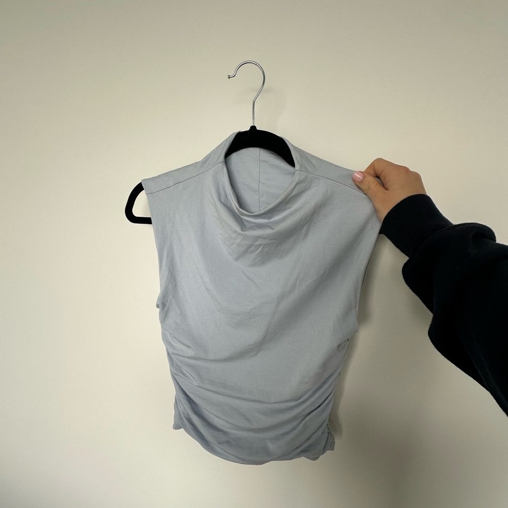 Light Blue Sleeveless Top - Picture 2 of 3